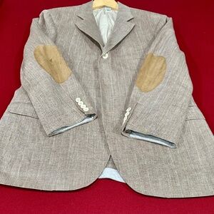 Men's Brunello Cucinelli Linen Blazer 52R